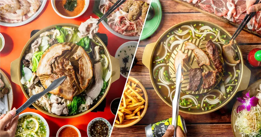 一度で二度おいしい、お鍋の新定番！“しゃぶしゃぶ×焼肉”「ムーガタ鍋」がCHUTNEY Asian Ethnic Kitchenとアロハテーブルに登場 画像 1