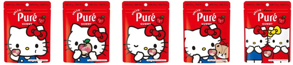 世界中で人気の「ハローキティ」とピュレグミが初コラボ！　カンロ「ピュレグミ×ハローキティ」を発売 画像 2