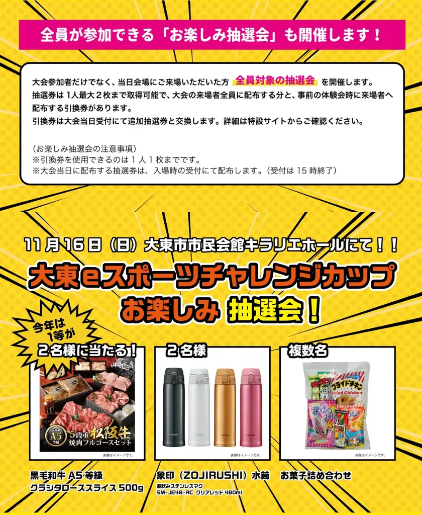 「大東eスポーツチャレンジカップ」エントリー受付中！ 画像 3