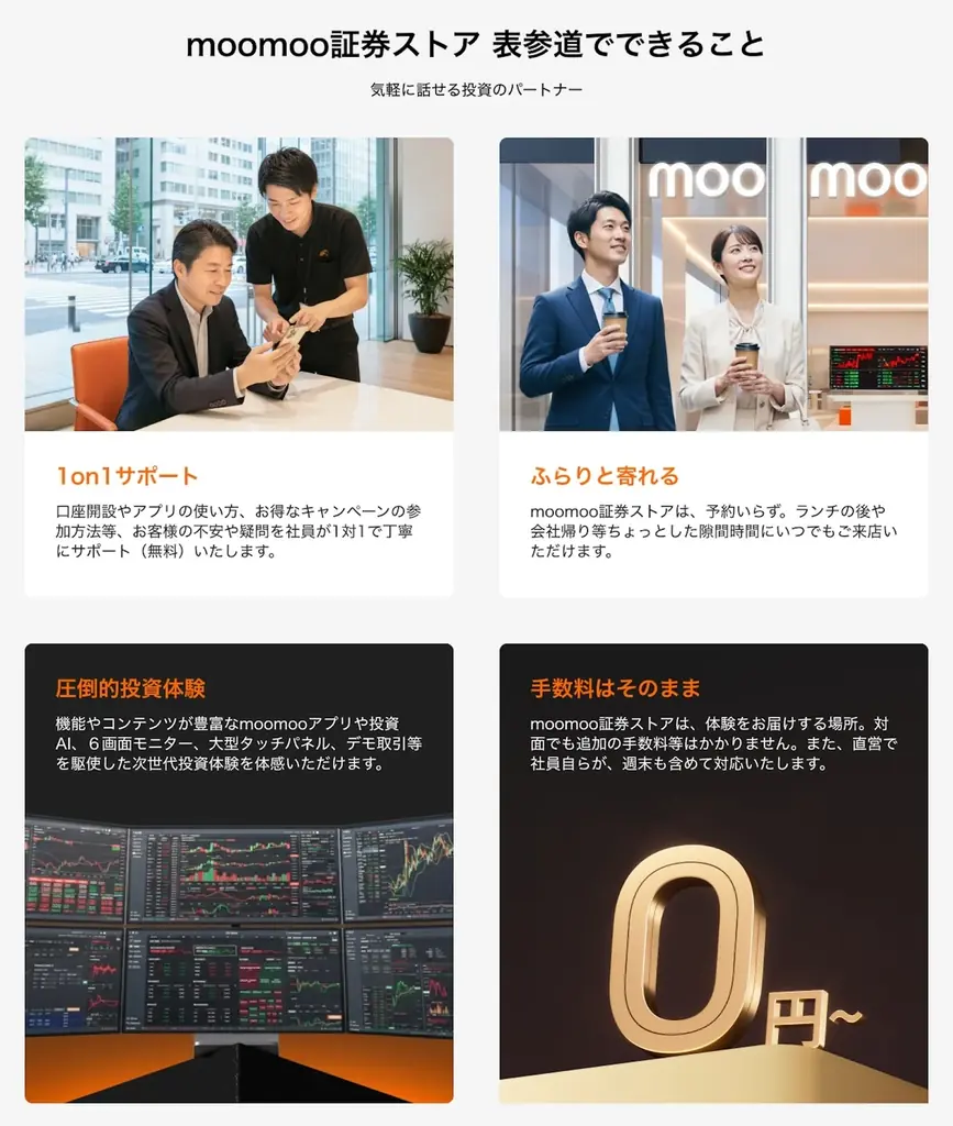 【来店で人気株3,500円分必ずもらえる】moomoo証券ストア 表参道オープン記念追加キャンペーン発表 画像 3
