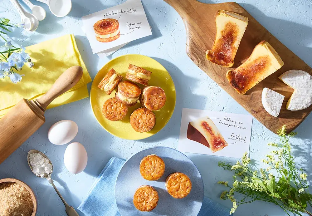 【大阪限定】“ブリュレ×チーズ”の新店OPEN「ブリュレメリゼ・メルチー」誕生。パリとろチーズケーキ＆背徳クリームバーガー 画像 2