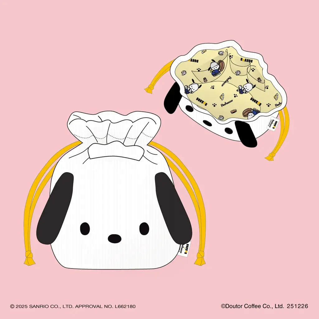 ドトール×ポチャッコ「福袋2026」10月24日より予約開始　オリジナルバッグセットやコーヒー豆・ドリップカフェセットをオリジナルグッズ付きで数量限定発売！ 画像 12