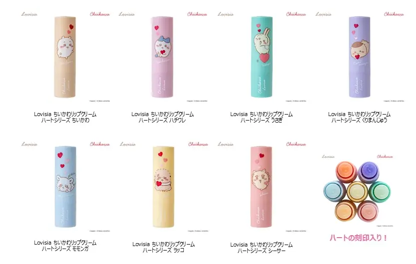 ちいさくてかわいいマスコット付き！ちいかわハンドクリーム＆リップクリームが新登場！ 画像 6