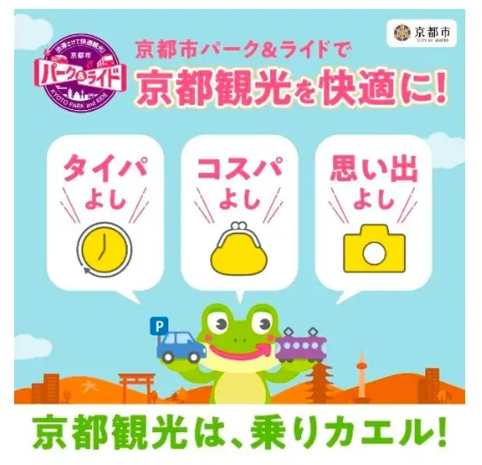 京都市×イオンモール株式会社×タイムズ２４株式会社パークアンドライドの取組で連携 画像 1