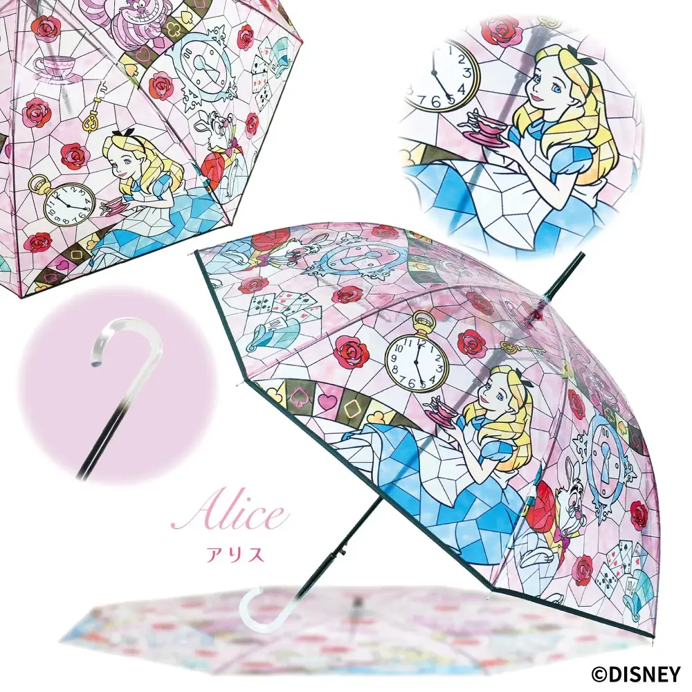 【待望の再入荷！】完売していた大好評『ディズニーステンドグラスアンブレラ』の「アリス」が再入荷！ 画像 3