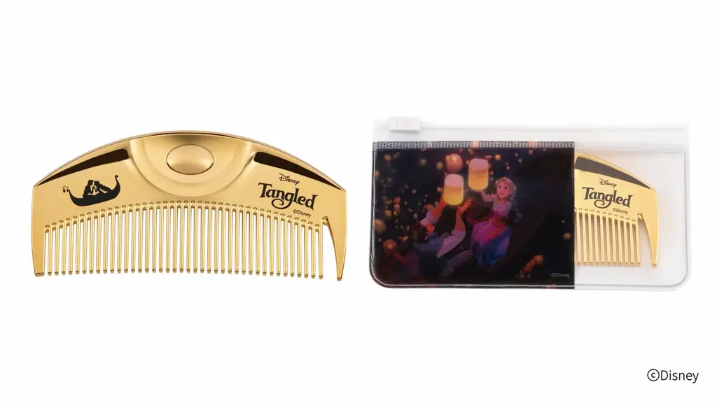 ラブクロムより、昨年人気のディズニーデザインのヘアコームが登場。“Dreaming”をテーマに、ディズニー・アニメーション映画『ラプンツェル』など、3種の限定モデルを11/5(水)より発売。 画像 2