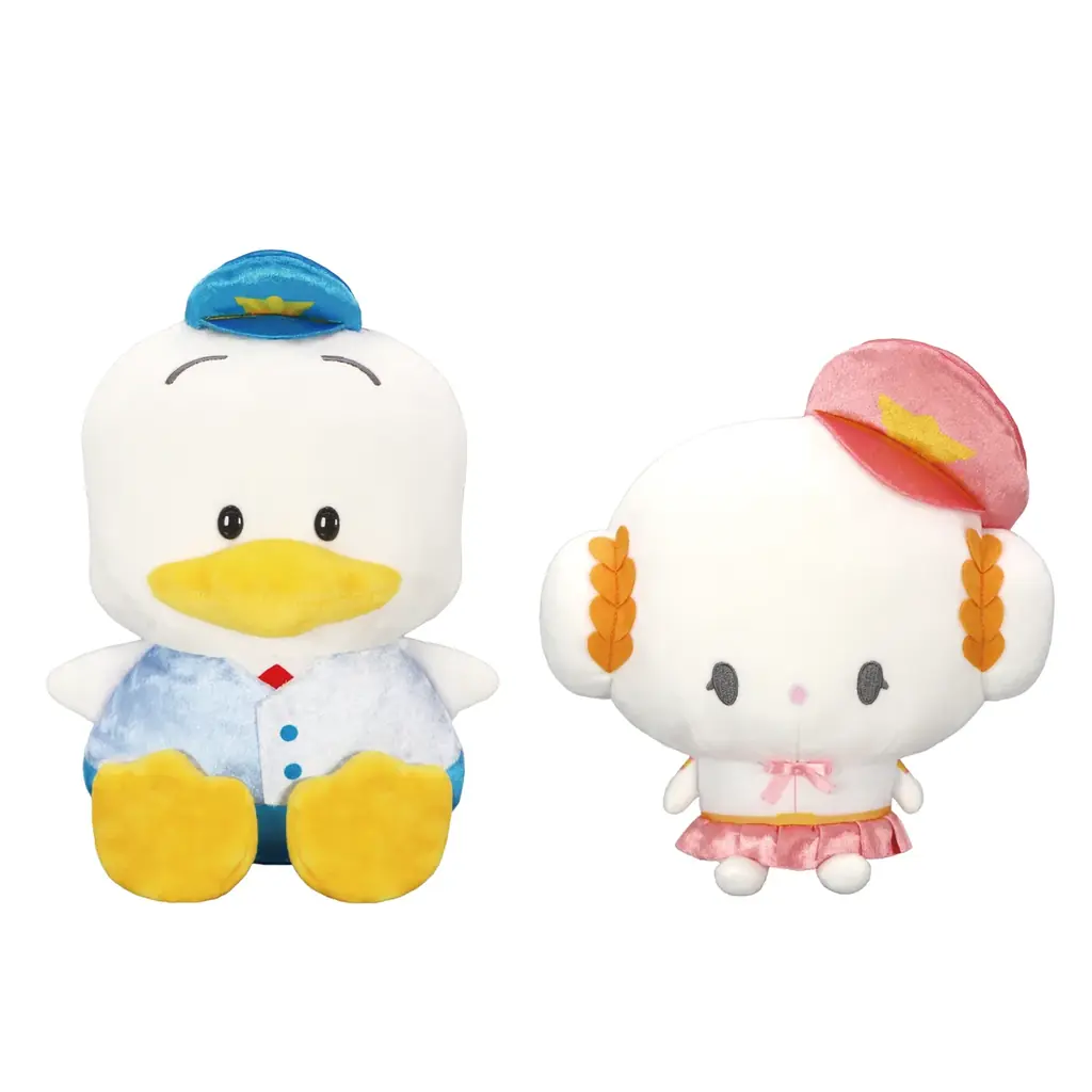 『サンリオキャラクターズ　ぽよよんえあぽ～と』第六弾！パイロット姿の「あひるのペックル」とCA姿の「こぎみゅん」の「BIGぬいぐるみ」が10月24日（金）よりモーリーファンタジー・PALOにて展開開始 画像 3