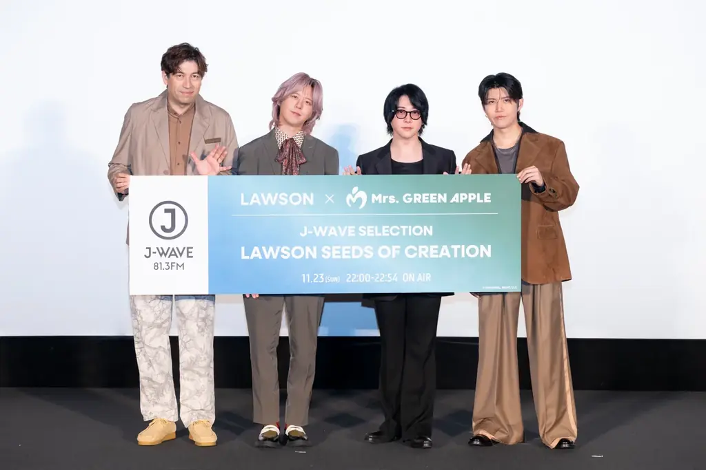 Mrs. GREEN APPLEが登場！　『J-WAVE SELECTION LAWSON SEEDS OF CREATION』公開収録イベント開催【オフィシャルレポート】 画像 5