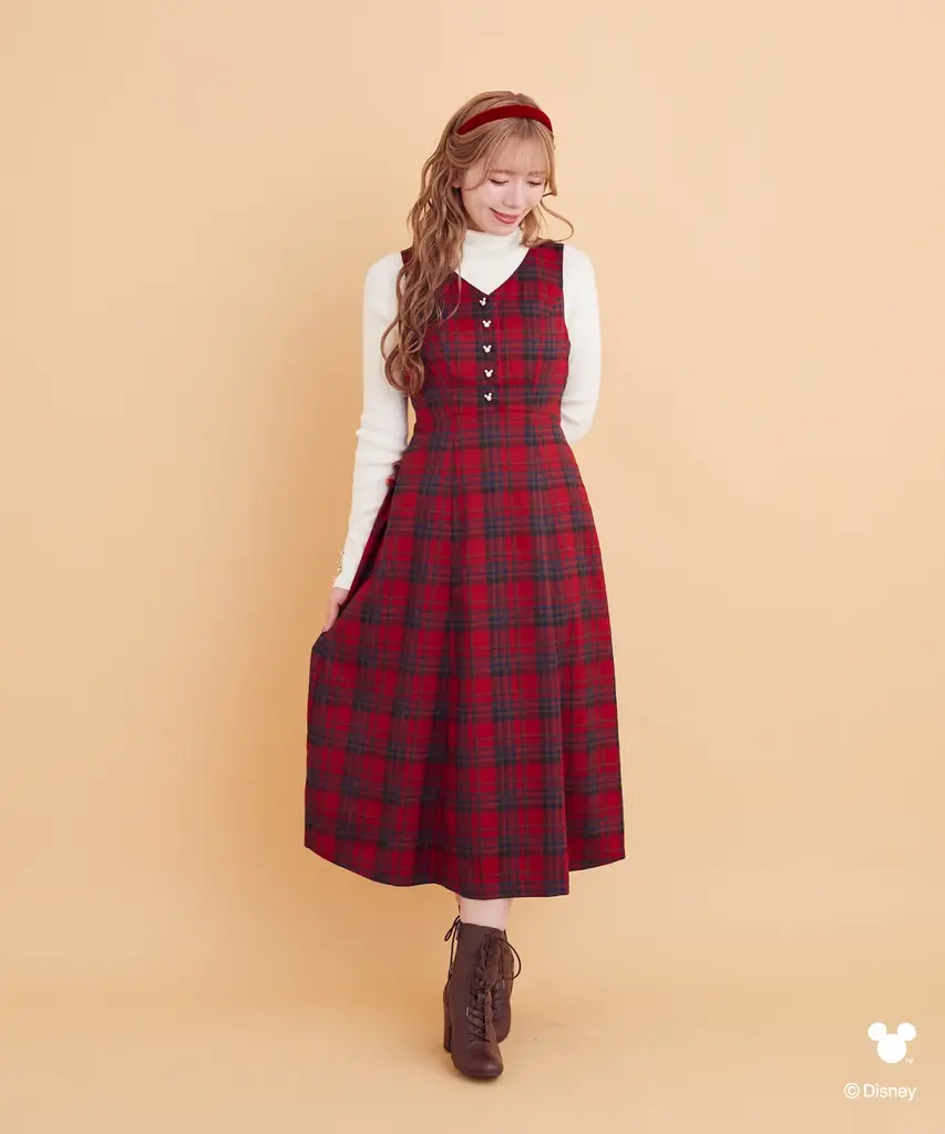 【Areeam】Disney Collectionより「ミッキーマウス」の新作が登場！冬の定番“ノルディック柄”とレトロな “チェック柄”が目を惹く主役アイテム 画像 3