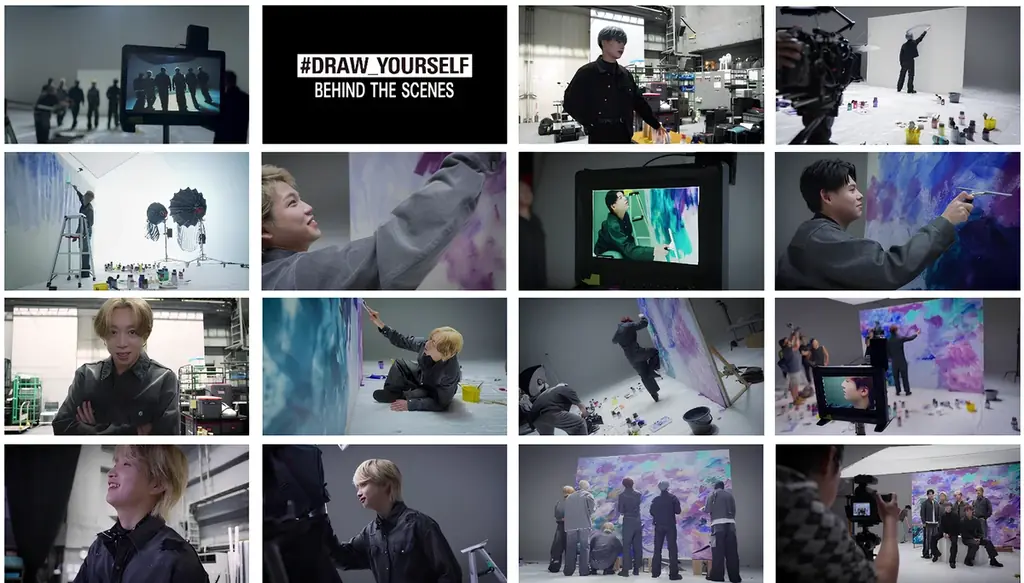 BE:FIRSTがひとつの巨大キャンバスに色を乗せ、“アート制作”に挑戦『#DRAW_YOURSELF』WEBCM＆キャンペーン情報公開！ 画像 3