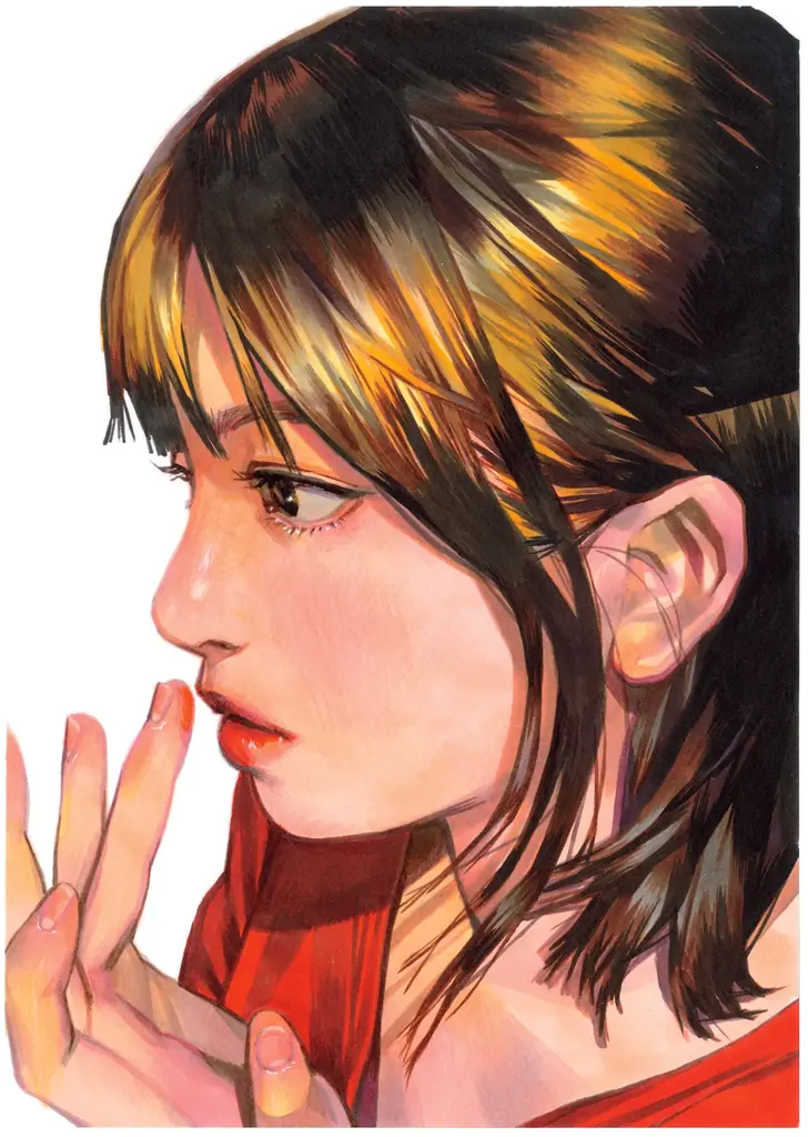 TikTokでメイキング動画が大バズり！　心揺さぶるアナログ絵、ついに書籍化。『朝まだき ちょむ作品集』10月23日発売 画像 9