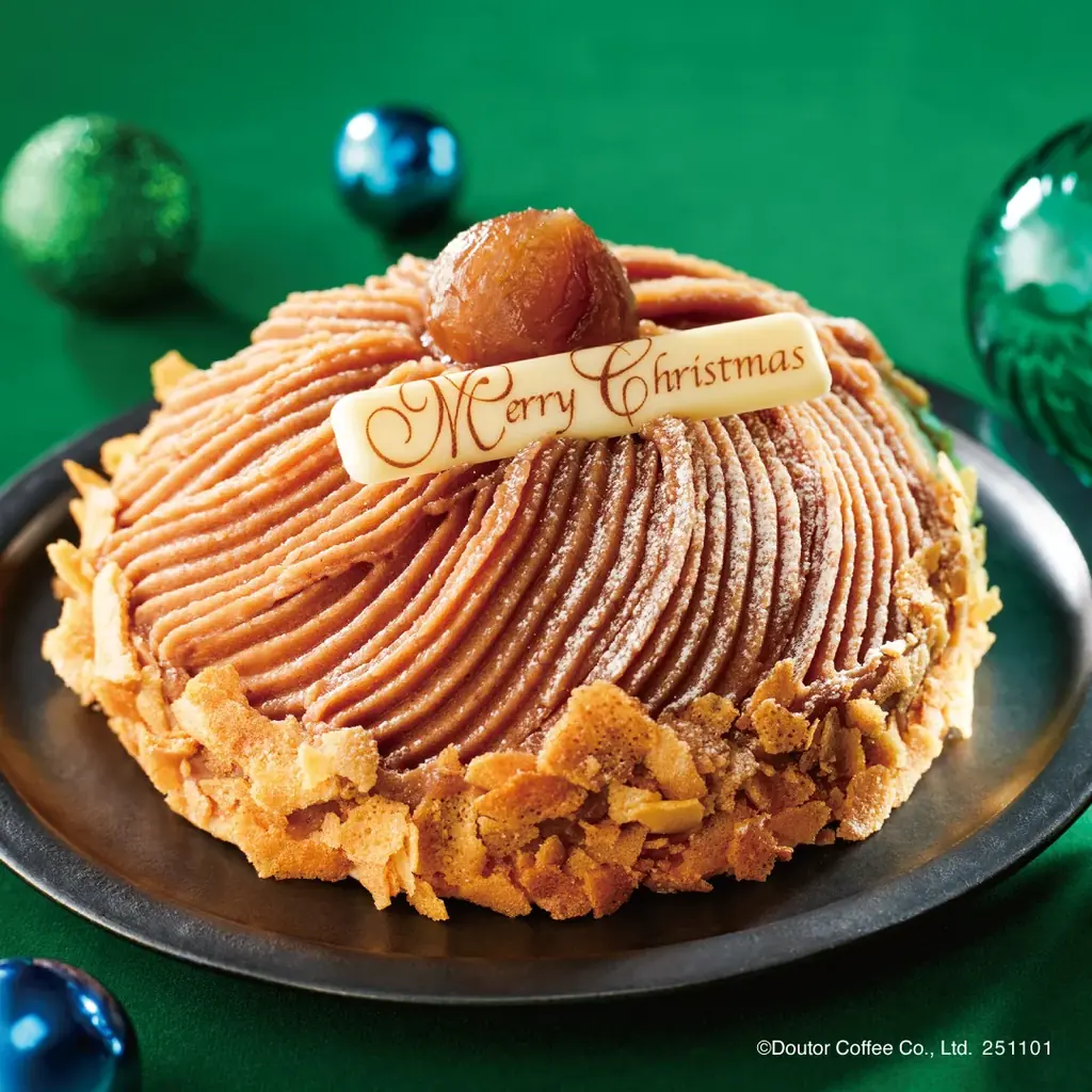 心まで華やぐ、クリスマス。「クリスマスミルクレープ」と「クリスマスモンブラン」ドトールコーヒーショップで11月1日より予約開始 画像 3