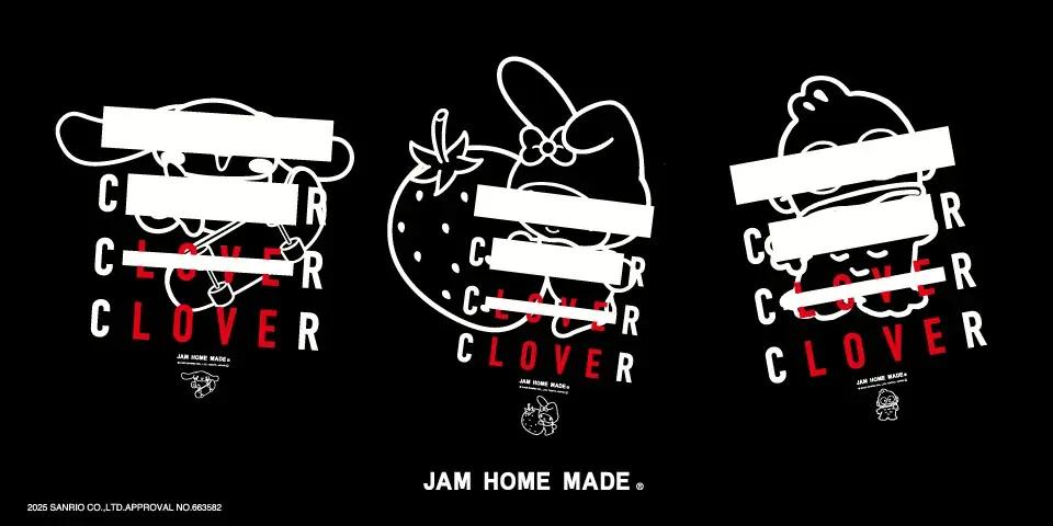 10/24発売｜サンリオ×JAMのCLOVER、種付きTと925ネックレス