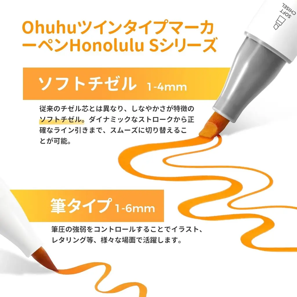 【SNSキャンペーン】Ohuhuの新星＜イラストマーカーHonolulu Sシリーズ＞が当たる！プレゼントキャンペーン開催中 画像 4