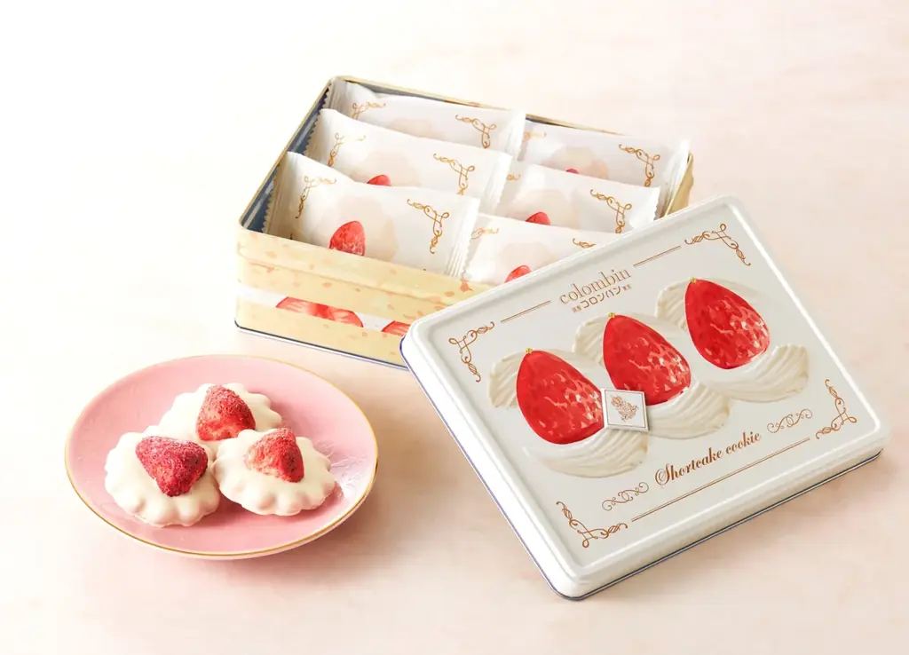 洋菓子のコロンバン“まるでショートケーキ”なクッキー缶を期間限定販売 画像 1