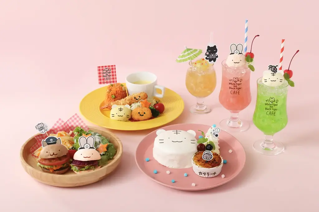 かわいくてクスっと笑える漫画が話題の『ホワイトタイガーとブラックタイガー』コラボカフェが東京・渋谷に2025年11月7日（金）より期間限定OPEN!! 画像 2