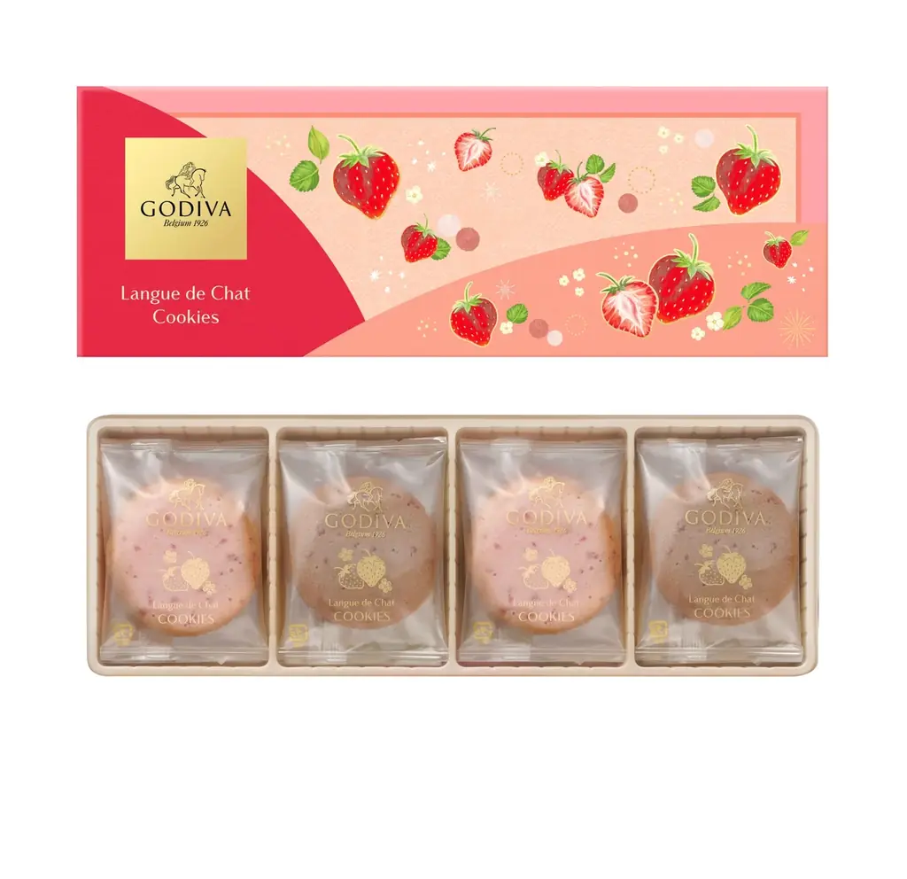 ゴディバのバレンタインに人気の焼き菓子が登場　ストロベリーフレーバーのサブレショコラやプティガトー、ティグレなど6種類を発売 画像 10