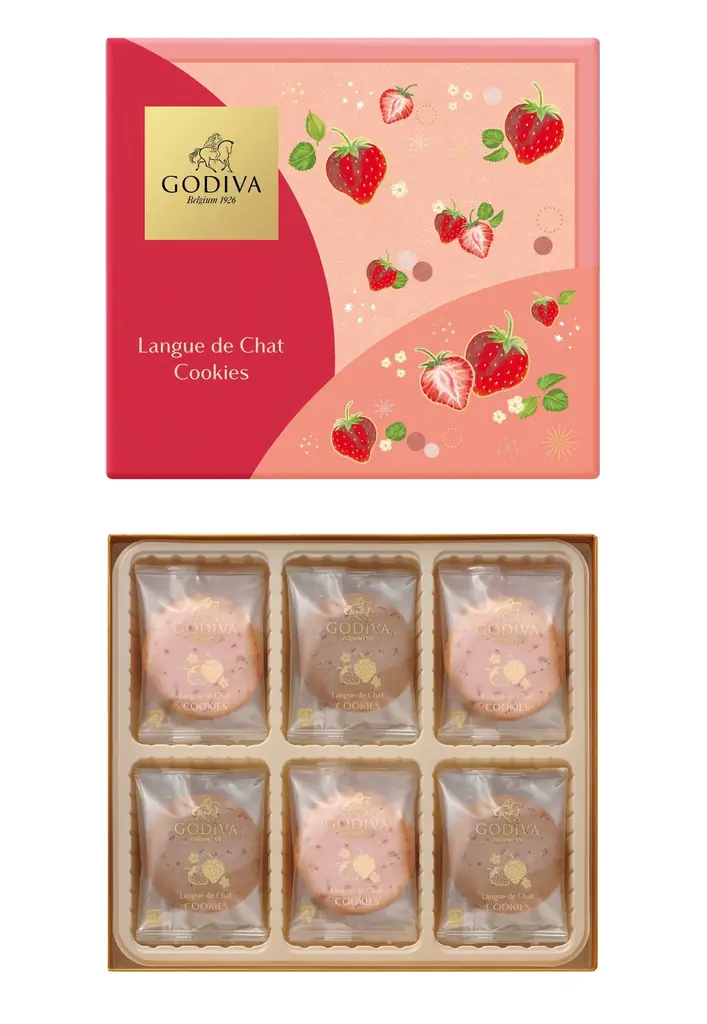 ゴディバのバレンタインに人気の焼き菓子が登場　ストロベリーフレーバーのサブレショコラやプティガトー、ティグレなど6種類を発売 画像 11