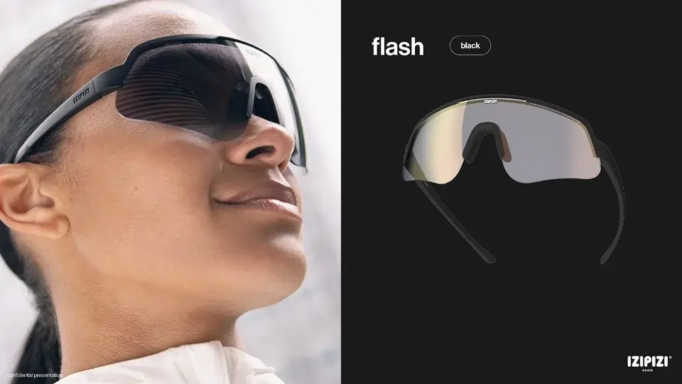 【新発売】パリ発アイウェアブランド「IZIPIZI」（イジピジ）からスポーツコレクション初の調光レンズモデル「FLASH」が登場。 画像 3