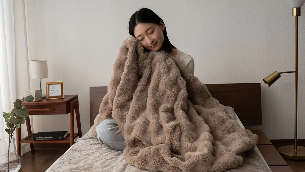 吸湿発熱する特殊素材を使った冬の人気シリーズ「エムールヒート」から“もこもこ”の見た目が可愛い掛け布団カバーが新登場！ 画像 8