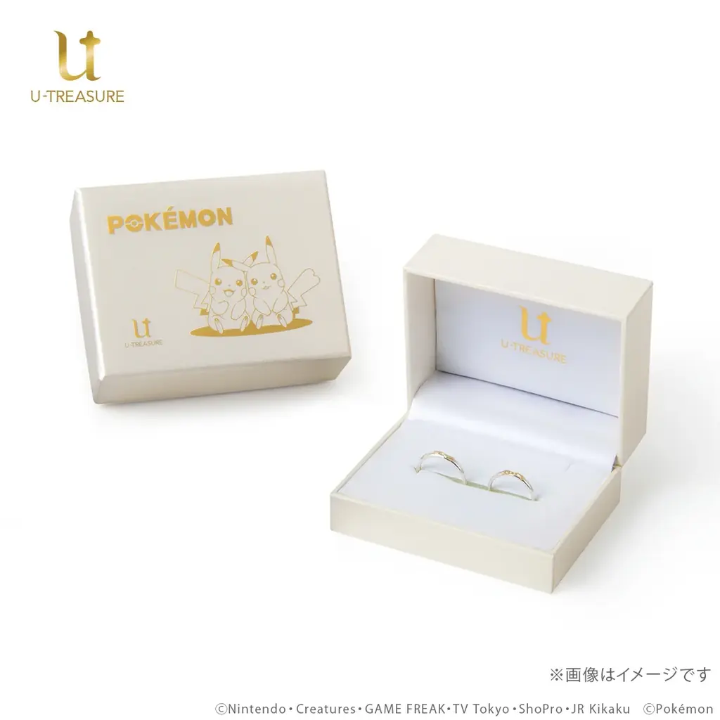 【ポケットモンスター】エーフィ&ブラッキーのシルエットがデザインされたペアリング（結婚指輪）が登場！10月24日（金）発売 画像 20