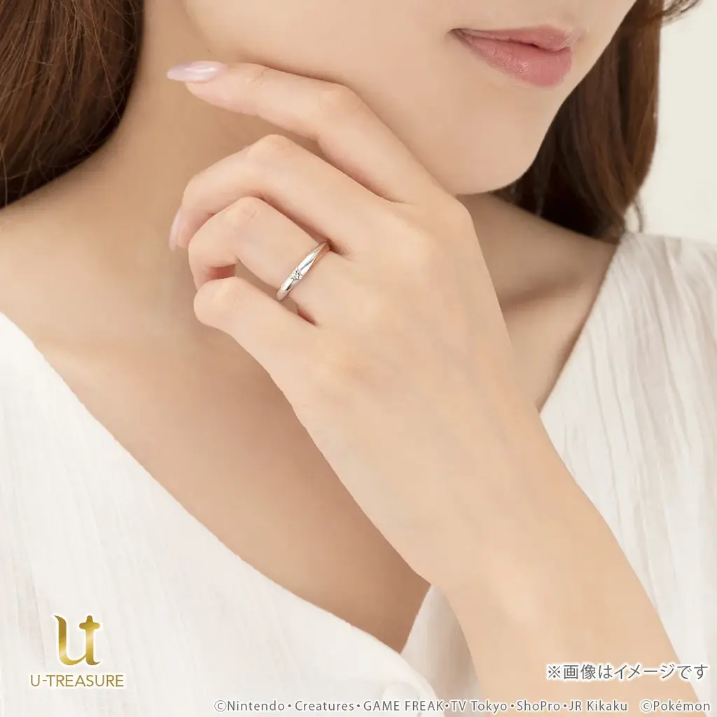 【ポケットモンスター】エーフィ&ブラッキーのシルエットがデザインされたペアリング（結婚指輪）が登場！10月24日（金）発売 画像 3