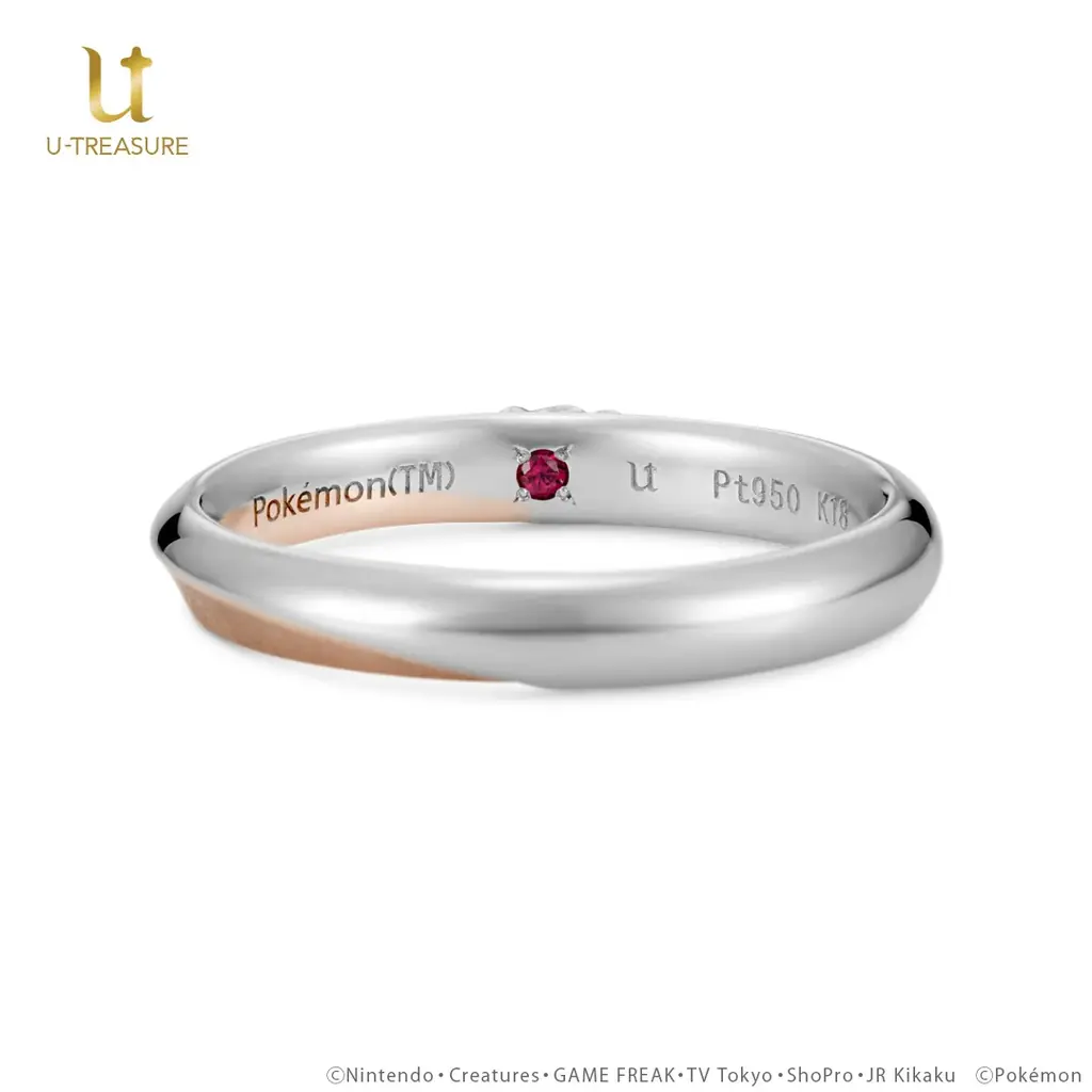 【ポケットモンスター】エーフィ&ブラッキーのシルエットがデザインされたペアリング（結婚指輪）が登場！10月24日（金）発売 画像 6