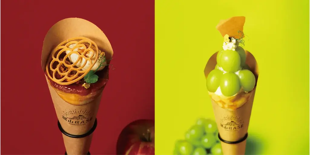 【新規気鋭のパティシエによる年に一度のスイーツの祭典】ufu.fes2025「焼き菓子とパフェ展」鋸山BASE×宮下果樹園コラボレーションクレープ発売！ 画像 1