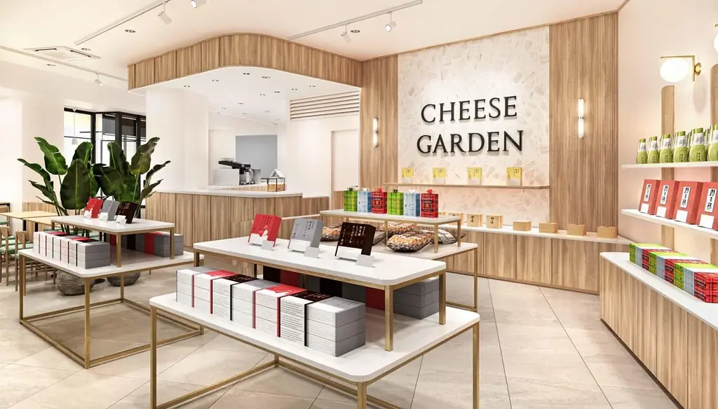 チーズ菓子専門店『チーズガーデン』が東海地方“初”のカフェ併設店舗「チーズガーデン 三井アウトレットパーク 岡崎店」2025年11月4日（火）オープン 画像 1