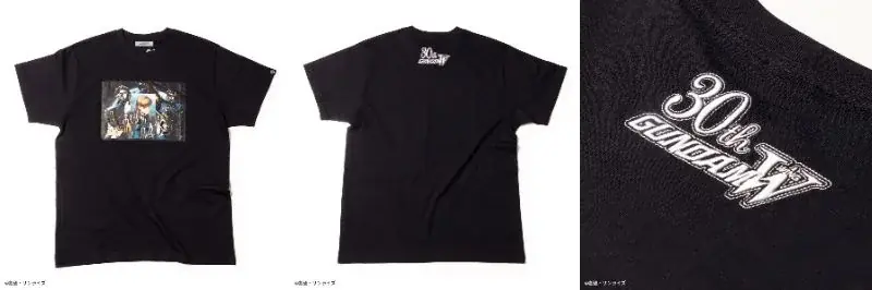 30周年を迎える『新機動戦記ガンダムW』より新キービジュアルとイラストを使用した新作Ｔシャツが登場！ 画像 2