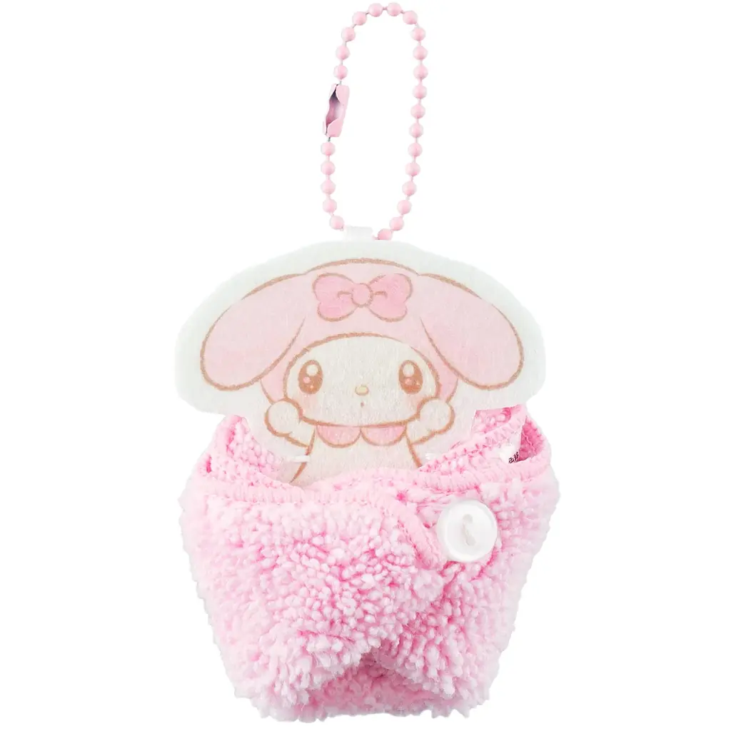 ミニタオルで包んだ赤ちゃんのようなサンリオキャラクターズが愛らしい、「サンリオキャラクターズ おくるみミニタオルキーホルダー」が全国のカプセルトイ自販機にて、2025年10月中旬より順次発売！ 画像 3