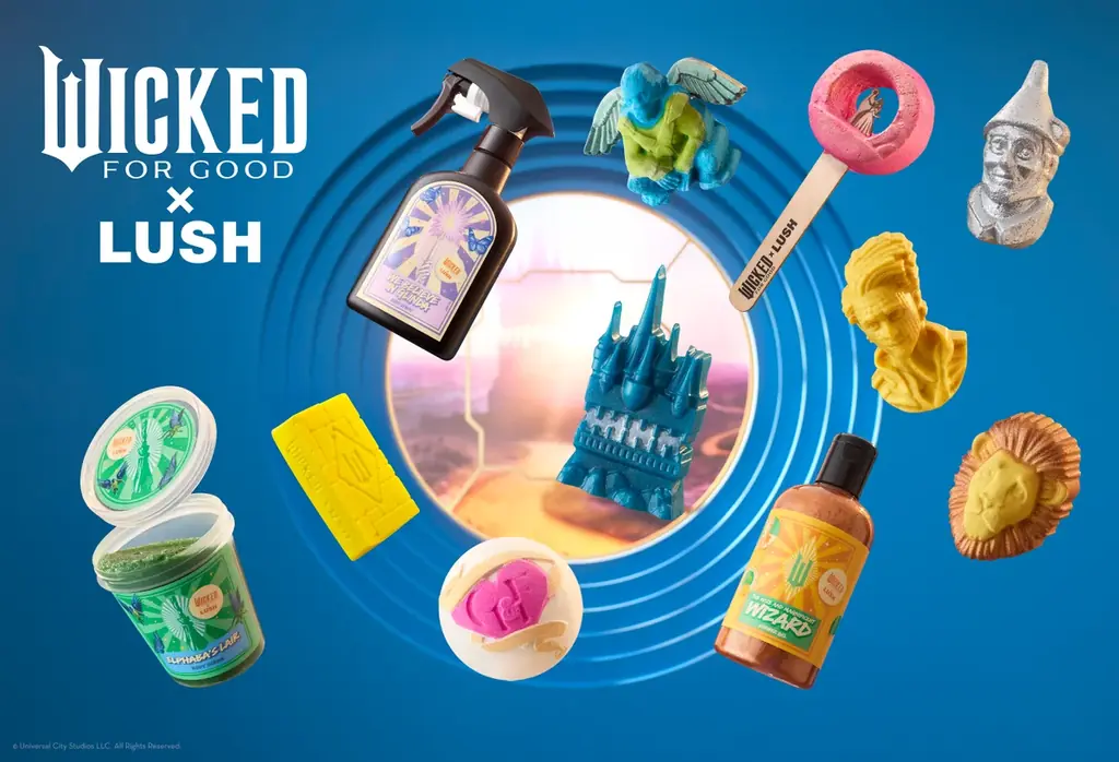 ＜Wicked X Lush＞来春公開の映画『ウィキッド 永遠の約束』との限定コラボレーション商品全11種を11月6日（木）より発売*！ 画像 1