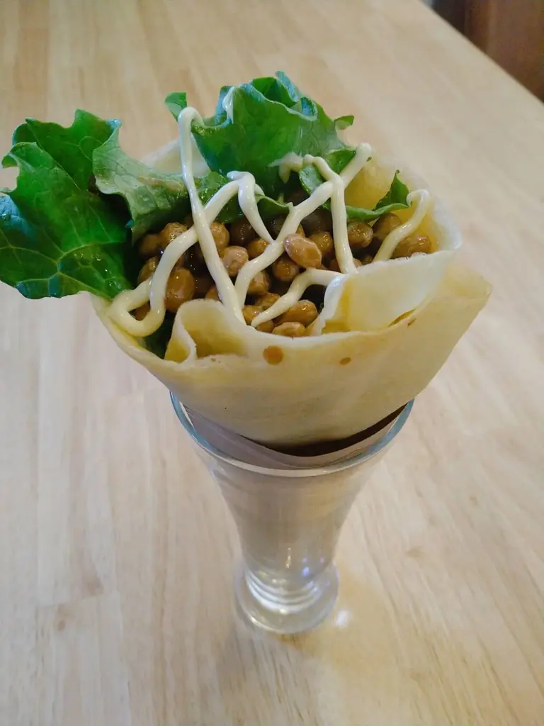 新潟県魚沼市の飲食店Cafe & Bar LEALEAは地元魚沼市産の大力納豆を使ったコラボメニューを販売しています！ 画像 2