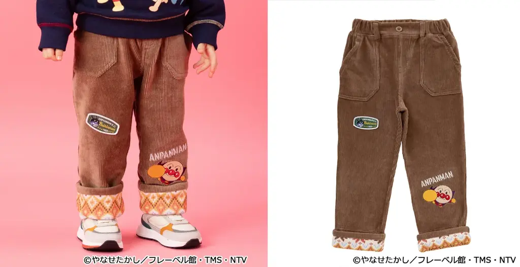 アンパンマンとなかまたちのノルディック柄デザインがおしゃれな総柄アウターや、ミトンやマフラーのふわふわアップリケが可愛いトレーナーなど、冬めくこれからの季節を楽しく過ごせるアイテムが新登場！ 画像 9