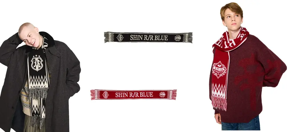 昨年大好評だったアパレルブランド「RAGEBLUE」とのコラボアイテム！第2弾の今年は、遂に「辛ラーメン」が登場！！10月31日（金）からニットやスウェットなど、秋冬アイテムを発売。 画像 6