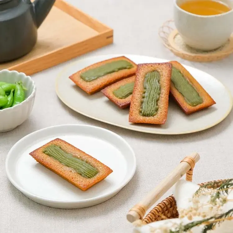 【丹波黒豆×焼き菓子の新提案】和と洋が溶け合う『丹波黒豆香るずんだ仕立てフィナンシェ』をスナックミーオンラインストアで期間限定発売 画像 2