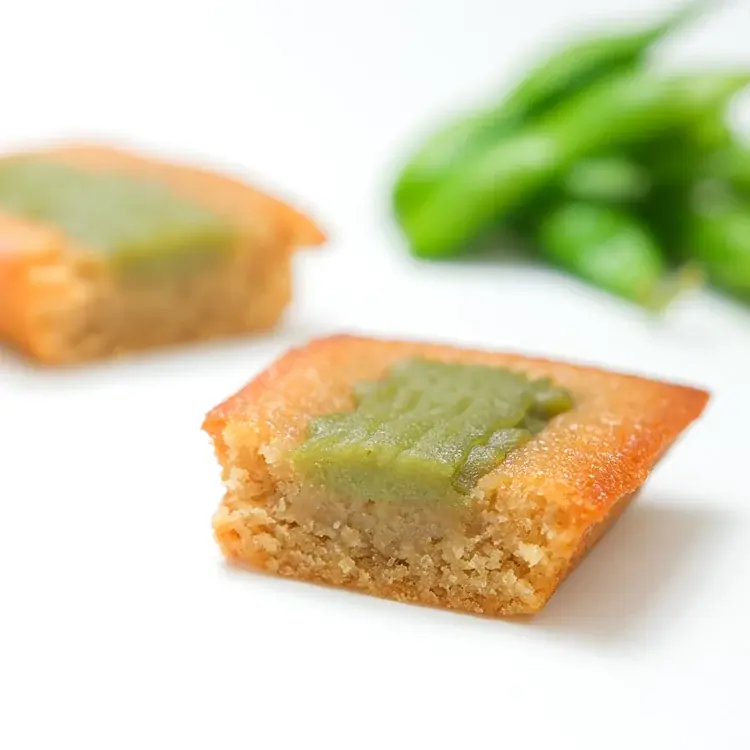 【丹波黒豆×焼き菓子の新提案】和と洋が溶け合う『丹波黒豆香るずんだ仕立てフィナンシェ』をスナックミーオンラインストアで期間限定発売 画像 3