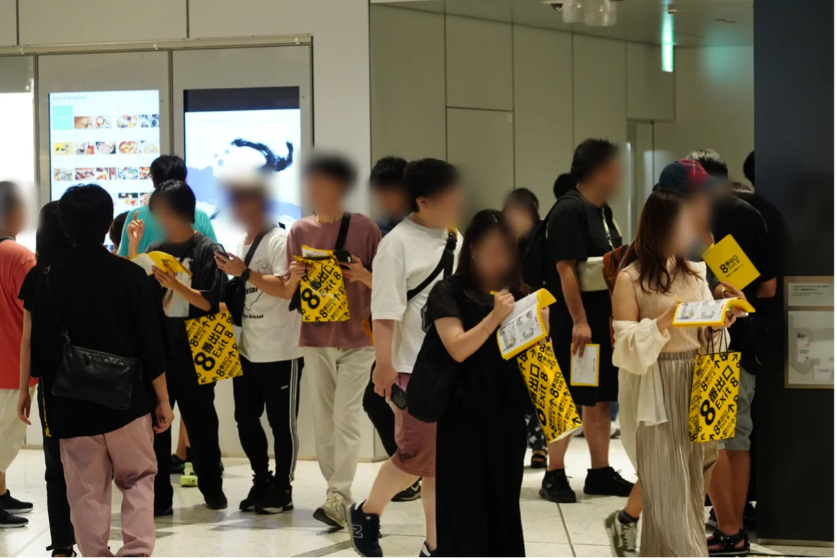 異例の大ヒット！『映画「８番出口」東京メトロ脱出ゲーム』　開催５３日でクリア者３万5千人を突破！通販も大好評 画像 2