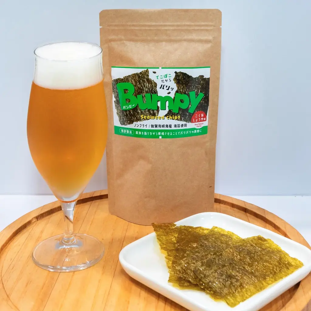「もったいない」海苔がおいしく変身！海苔チップス「Bumpy」10月26日発売開始／ノンフライ・低カロリー 画像 1