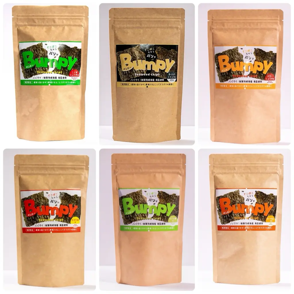 「もったいない」海苔がおいしく変身！海苔チップス「Bumpy」10月26日発売開始／ノンフライ・低カロリー 画像 7