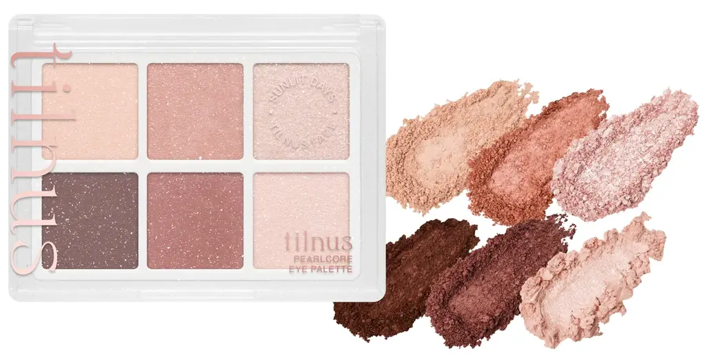 日韓共同開発コスメブランド「tilnus（ティルナス）」からまばたきのたび、パールがきらめく6色アイ＆ハイライトパレットが新発売 イメージモデル・NiziUの“パールコア”な新ビジュアルも公開！ 画像 6