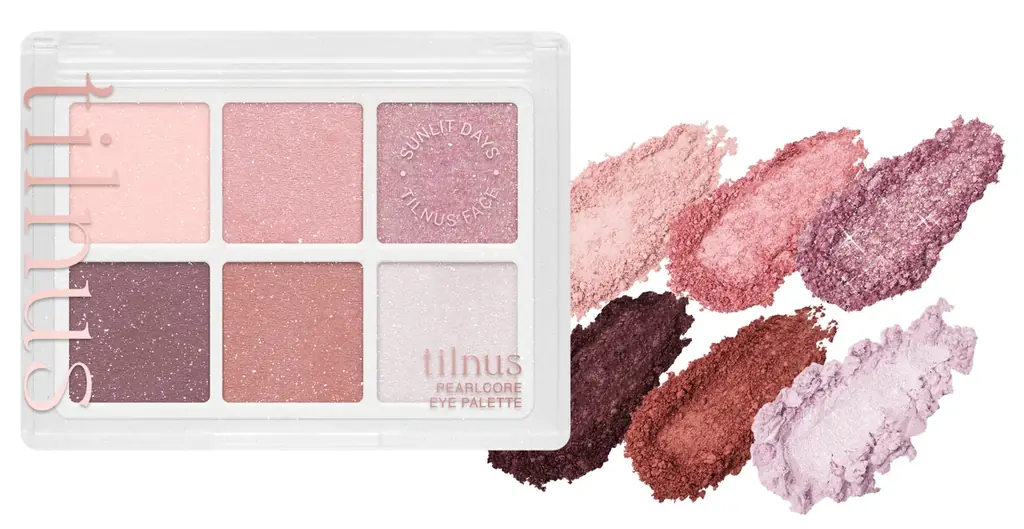 日韓共同開発コスメブランド「tilnus（ティルナス）」からまばたきのたび、パールがきらめく6色アイ＆ハイライトパレットが新発売 イメージモデル・NiziUの“パールコア”な新ビジュアルも公開！ 画像 8