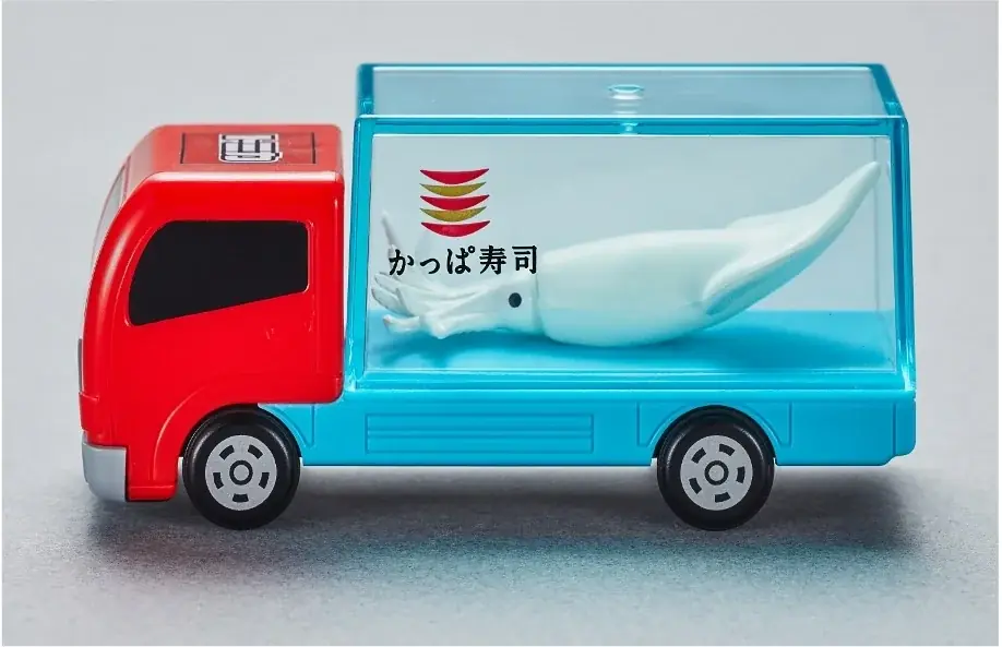 【かっぱ寿司アプリ会員限定】11/6(木)～スタート！「トミカ」コラボキャンペーン第1弾は『トラック（暗いところで光るいか）』 画像 3