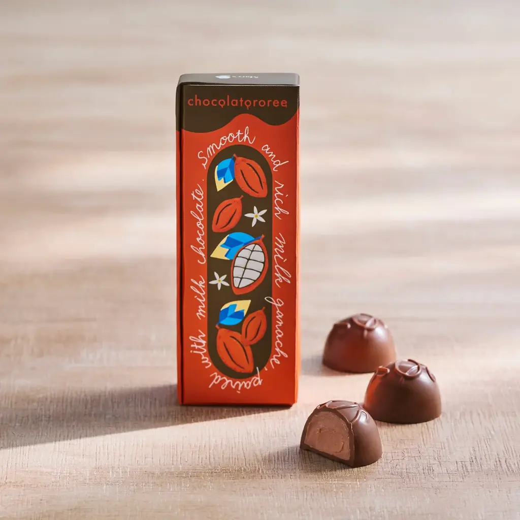 “手のひらサイズのとろけるご褒美”日常を優しく満たすとろりなめらかチョコレート メリーの新商品「ショコラトロリィ」 画像 3