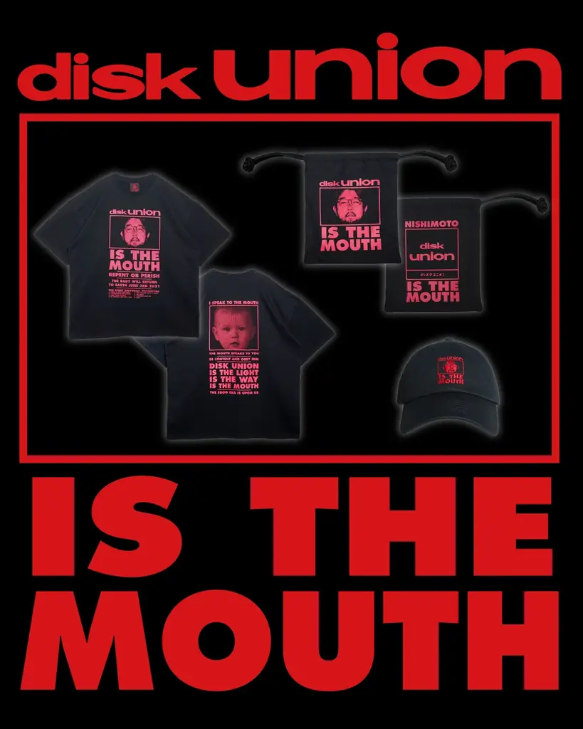 「diskunion」と「NISHIMOTO IS THE MOUTH」のコラボレーションアイテムが発売！ 画像 3