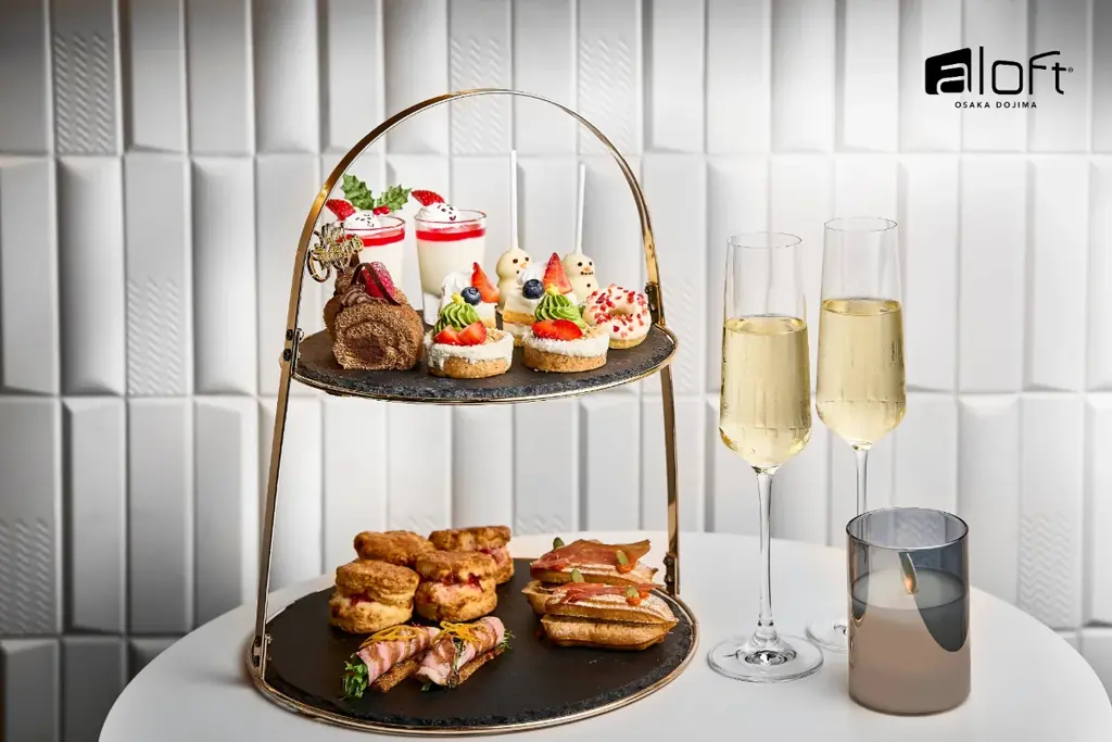 アロフト大阪堂島「クリスマス アフタヌーンティー」 2025年11月～12月限定開催 画像 1