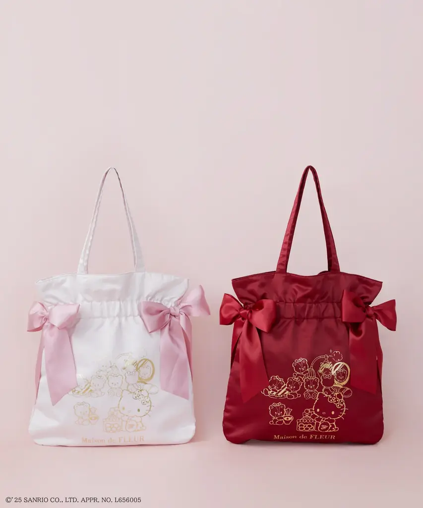【Maison de FLEUR】サンリオキャラクターのお誕生日をお祝い！ドット柄リボンでおめかしした「ハローキティ」が主役のコレクションを発売 画像 2