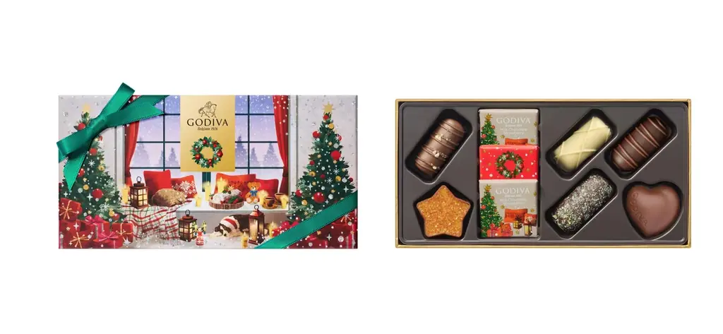 美しく洗練されたさまざまなブッシュ ド ノエルをチョコレートで表現！「ゴディバ ブッシュ ド ノエル コレクション」、ホリデーシーズン限定　焼き菓子全6種類登場 画像 12
