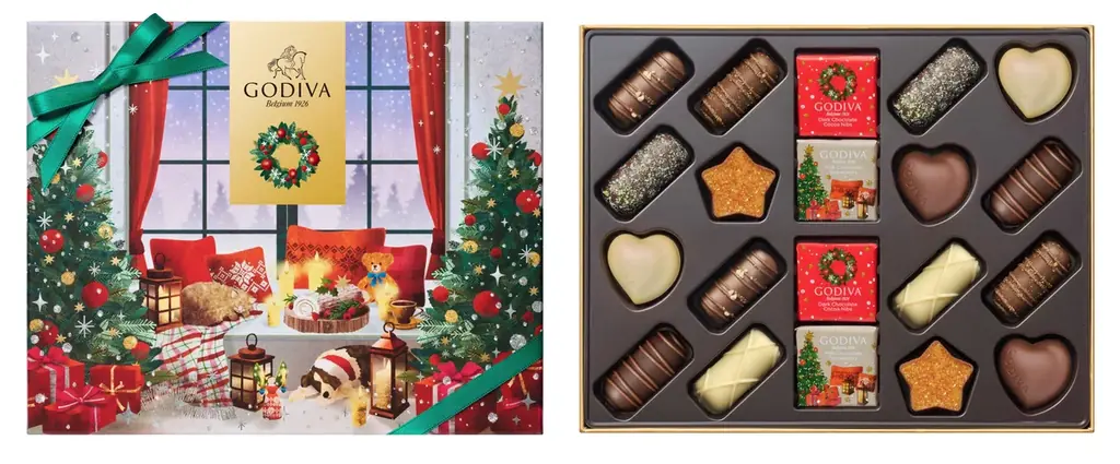 美しく洗練されたさまざまなブッシュ ド ノエルをチョコレートで表現！「ゴディバ ブッシュ ド ノエル コレクション」、ホリデーシーズン限定　焼き菓子全6種類登場 画像 14