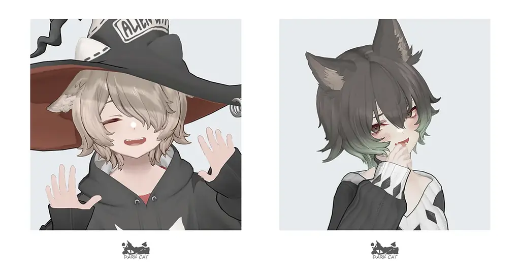 10月28日発売｜YOYOGI MORI『DARK CAT』新作3Dアバター2種